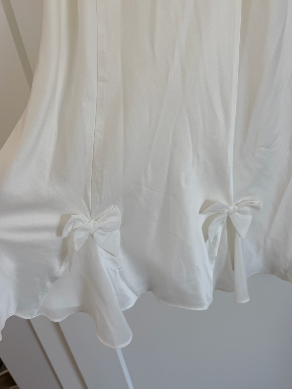 Antropologie The Flora Nikrooz Bowie Chemise size L Ivory - Picture 3 of 9